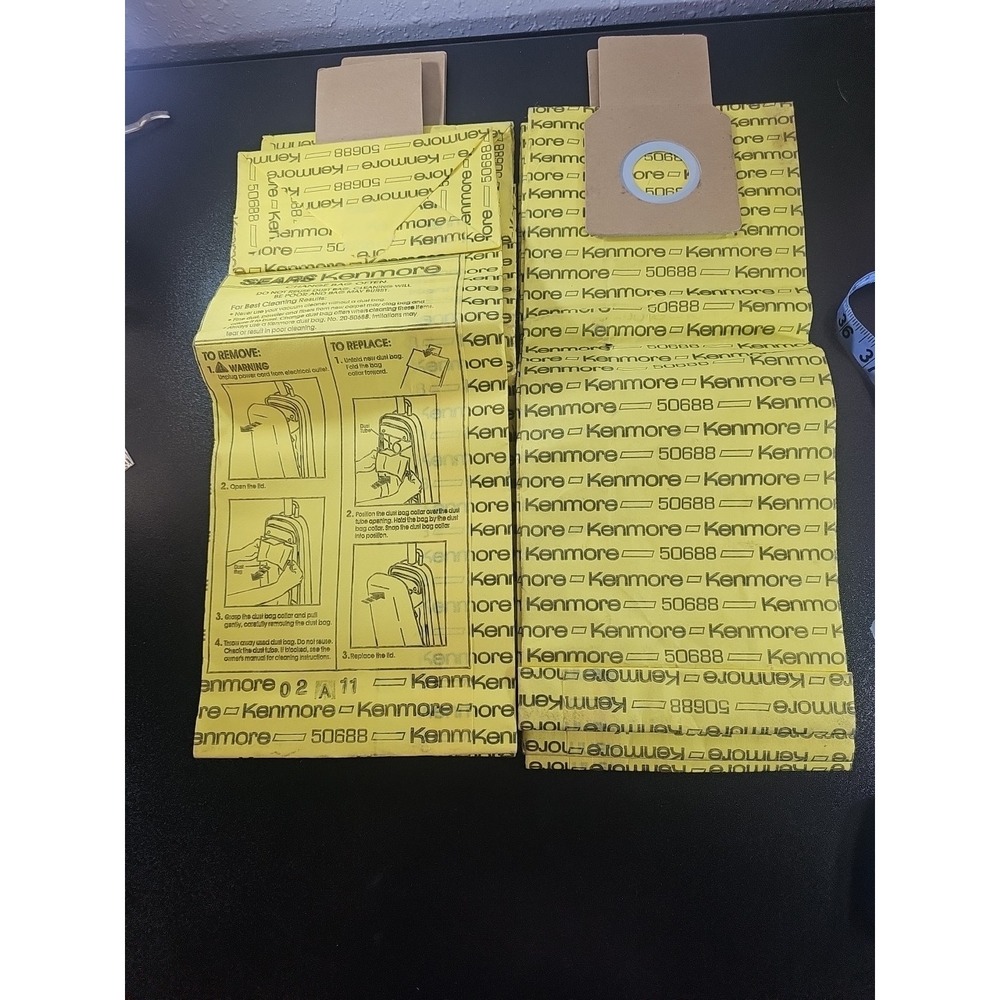 7 Sears Kenmore Vacuum Cleaner Upright‎ Bags 50688  Filtration Sealed Bag